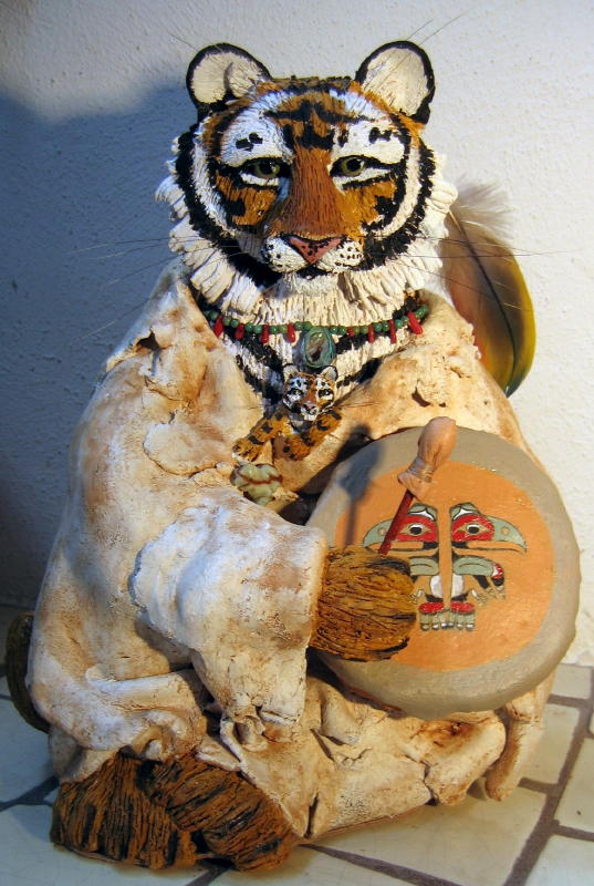 Tiger Art, Siberian Tiger Art, Shamanic Art