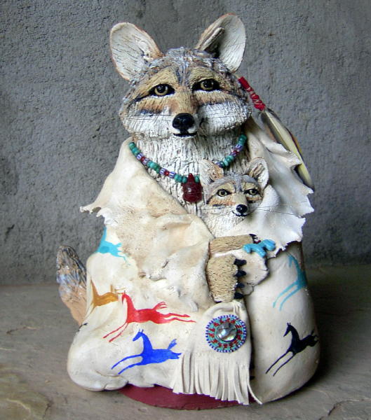 Coyote Art, Coyote Sculpture