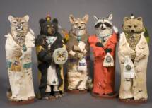 Animal totems, Cougar Art, Bear Art, coyote Art , Raccoon Art