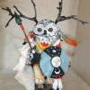 Owl Art, Owl Shaman, Owl Sculpture